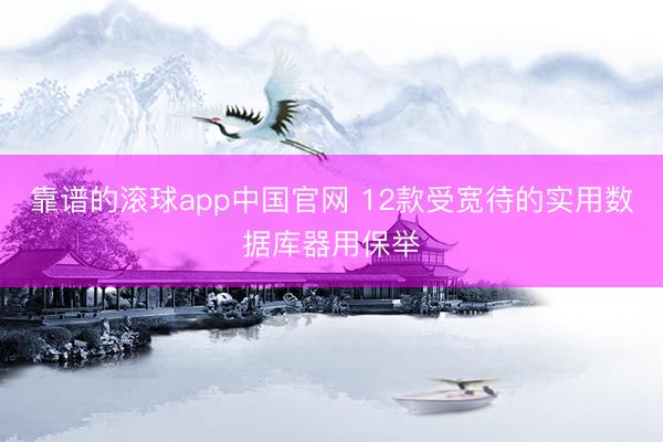 靠谱的滚球app中国官网 12款受宽待的实用数据库器用保举