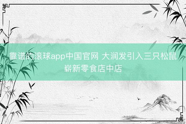 靠谱的滚球app中国官网 大润发引入三只松鼠崭新零食店中店